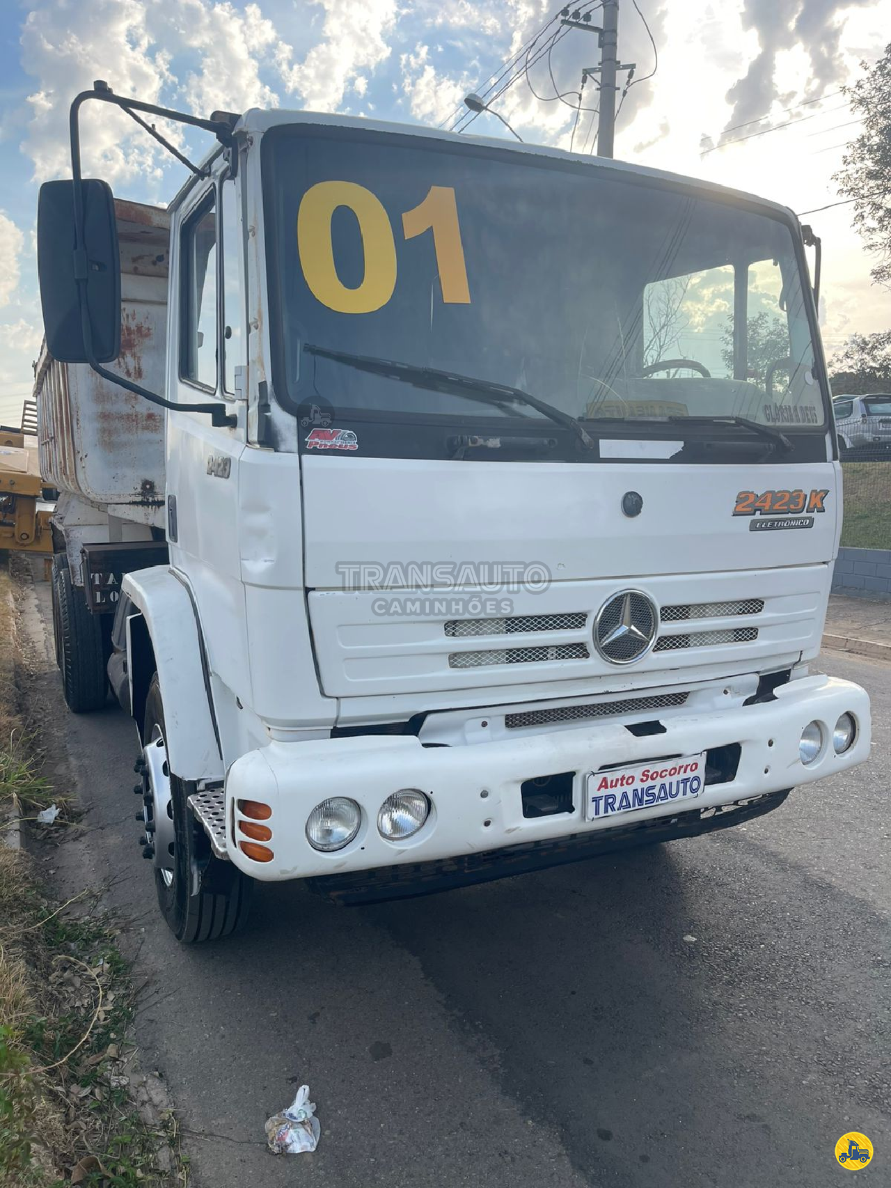CAMINHAO MERCEDES-BENZ MB 2423 Caçamba Basculante Truck 6x4 Transauto Caminhões CAMPINAS SÃO PAULO SP